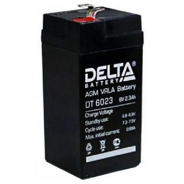 Аккумулятор для ИБП DELTA DT6023 2,3 Ач