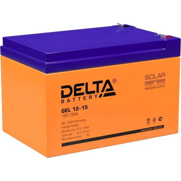 Аккумулятор для ИБП Delta Battery GEL 12-15 12 В 75 Ач