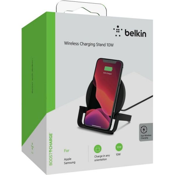 Беспроводное зарядное устройство Belkin WIB001vfBK черный