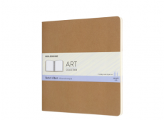 Блокнот Moleskine Art Cahier [artska5p3] 44 л твердая обложка artska5p3 бежевый