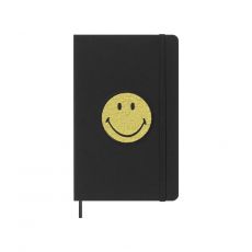 Блокнот Moleskine LE SMILEY 88 л в линейку твердая обложка LESMILEYNTBK черный