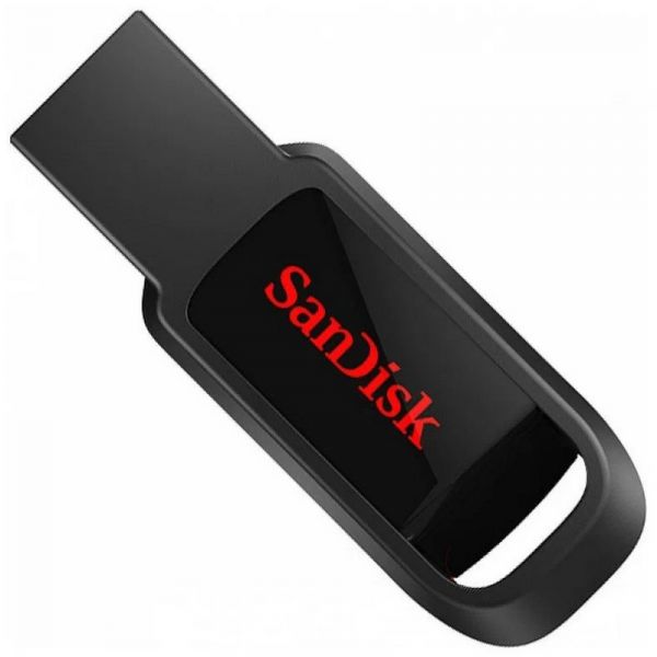 Флешка Sandisk Cruzer Spark 32Гб черный/красный