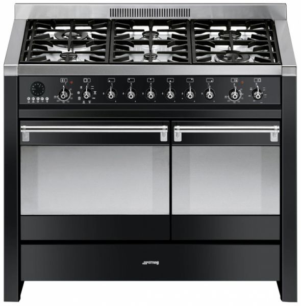 Газовая плита Smeg A2BL-8 Black