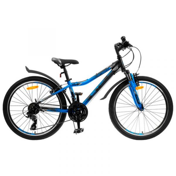 Горный велосипед Stels Navigator-410 V 21-sp V010 LU091557 черный/синий 2020