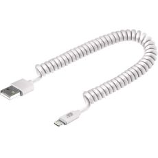 Кабель BoraSCO [20548] USB - Lightning белый 2 м