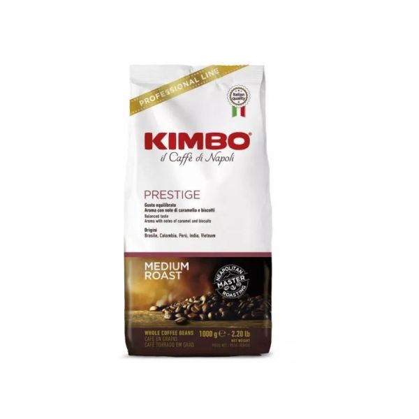 Кофе зерновой KIMBO Prestige обжарка средняя 1 шт 1 кг (014009)