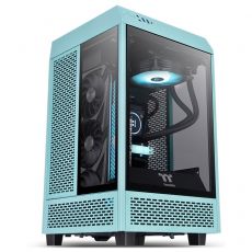 Корпус Thermaltake The Tower 100 Turquoise Midi-Tower голубой CA-1R3-00SBWN-00