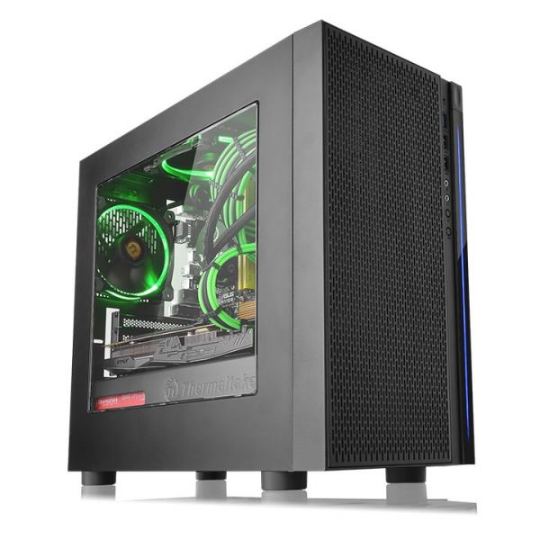 Корпус Thermaltake Versa H18 Micro-Tower черный