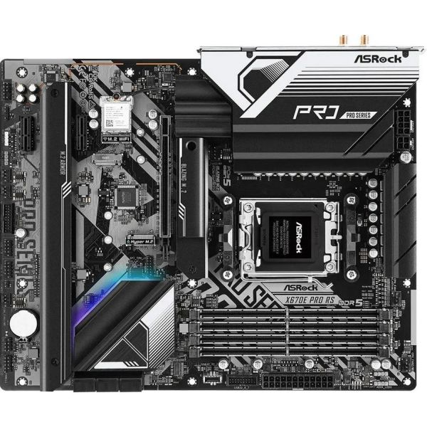 Материнская плата ASRock X670E PRO RS SocketAM5, AMD X670, ATX, Ret