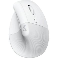 Мышь Logitech Lift оптическая, беспроводная, USB, белый/серый [910-006486]