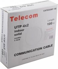 Сетевой кабель Telecom UTP4-TC100C5EPRO-CCA-IS