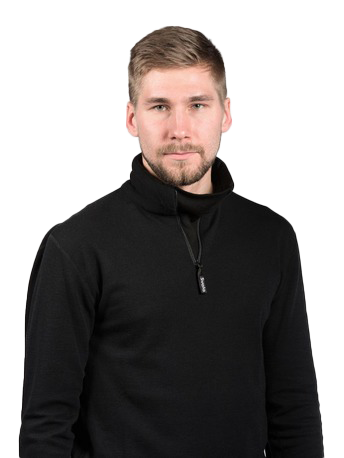 Термобелье Svala Merino Zip-Neck черный S