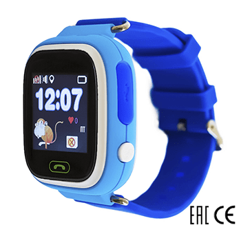 Умные часы Smart Baby Watch Q80 голубой